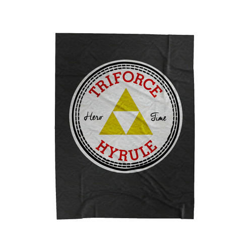 Zelda All Star Triforce Hyrule Velveteen Blanket