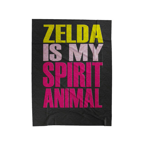 Zelda Is My Spirit Animal Velveteen Blanket