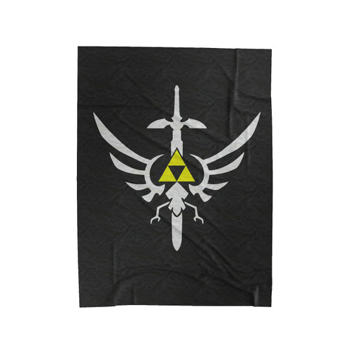 Zelda Triforce Logo Velveteen Blanket