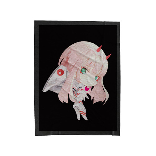 Zero Two Anime, Darling In The Franxx, Kawaii Anime Velveteen Blanket