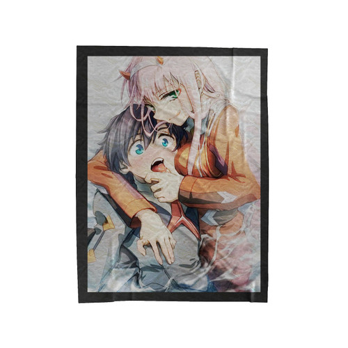 Zero Two X Hiro, Darling In The Franxx Velveteen Blanket