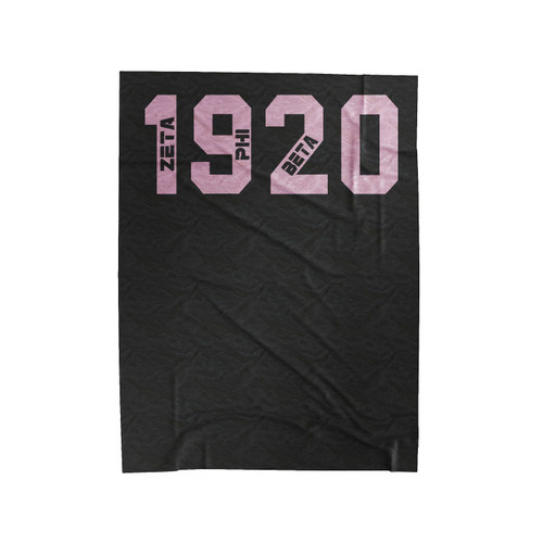 Zeta Phi Beta 1920 Velveteen Blanket
