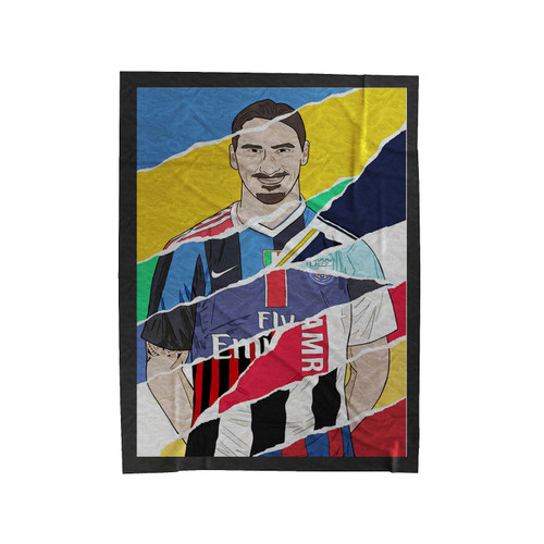 Zlatan Ibrahimovic All Team Velveteen Blanket