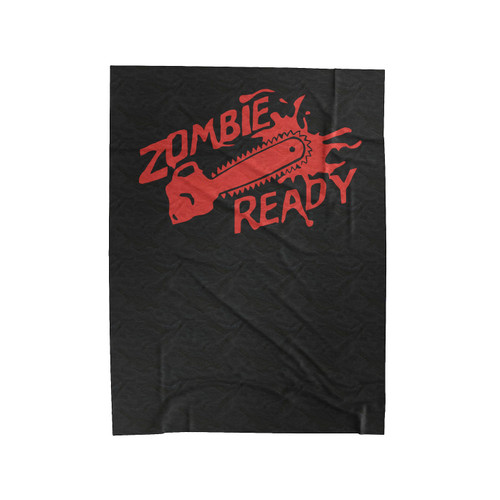 Zombie Ready The Walking Dead Velveteen Blanket