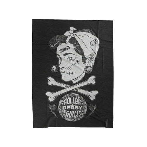 Zombie Roller Derby Girls 1 Velveteen Blanket