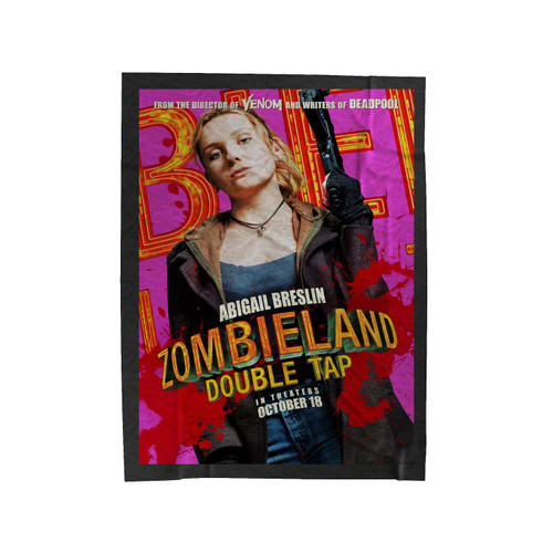 Zombieland Double Tap Abigail Breslin Velveteen Blanket Zombieland Double Tap Abigail Breslin Velveteen Blanket