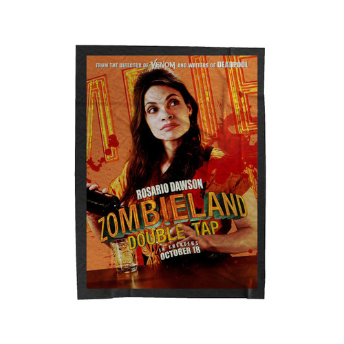 Zombieland Double Tap Rosario Dawson Velveteen Blanket