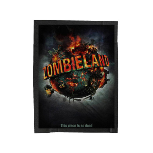 Zombieland The Place Is So Dead Velveteen Blanket