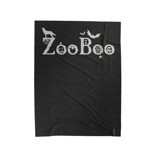 Zooboo Halloween Logo Velveteen Blanket