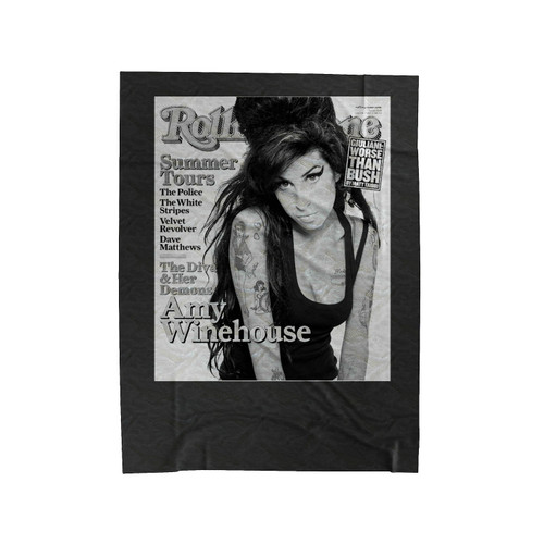 Amy Winehouse Indie Pop Velveteen Blanket