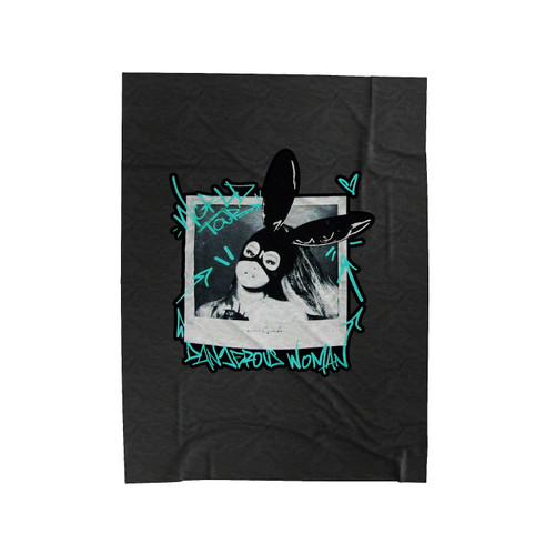 Ariana Grande Dangerous Woman Velveteen Blanket