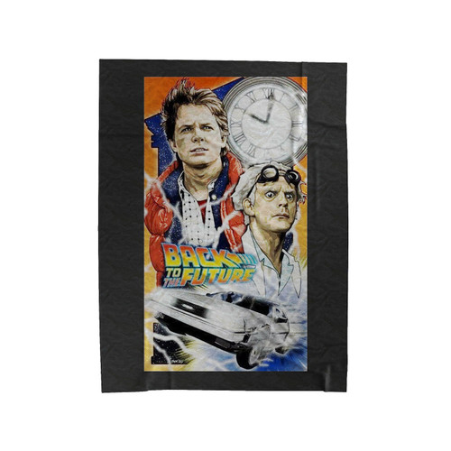Back To The Future 1 Velveteen Blanket