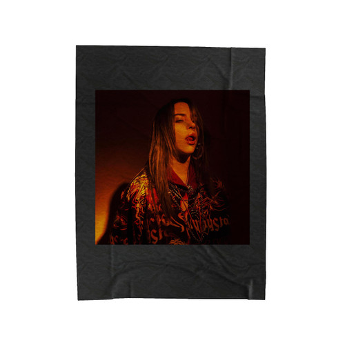 Billie Eilish Singer Velveteen Blanket