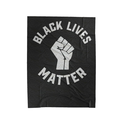 Black Lives Matter Hand Velveteen Blanket