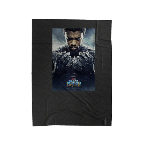 Black Panther Velveteen Blanket