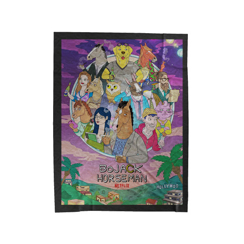 Bojack Horseman 1 Velveteen Blanket