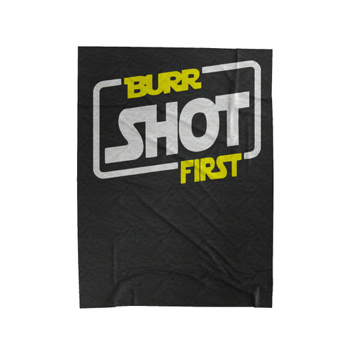 Burr Shot First Velveteen Blanket