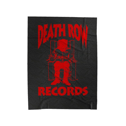 Death Row Records Red Logo Velveteen Blanket