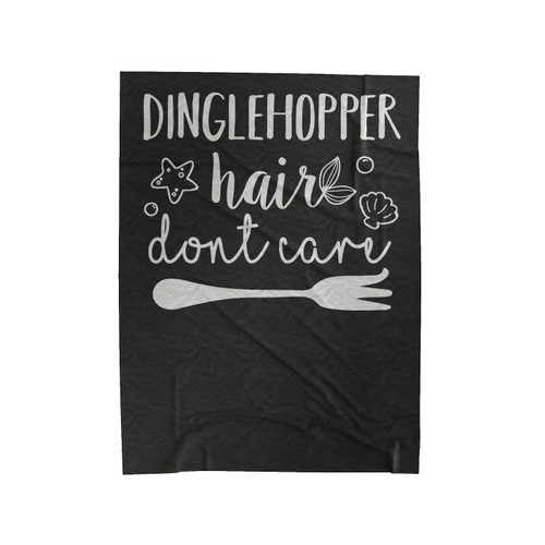 Dinglehopper Hair Don't Care Velveteen Blanket