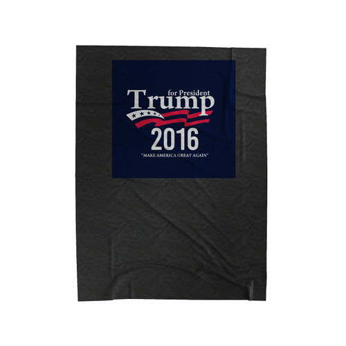 Donald Trump 2016 President Velveteen Blanket