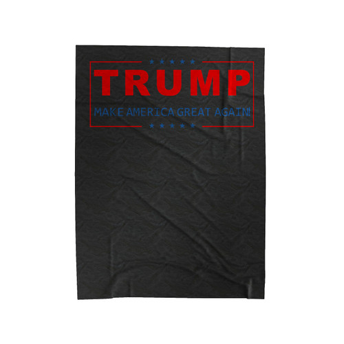 Donald Trump Make America Great Again 1 Velveteen Blanket