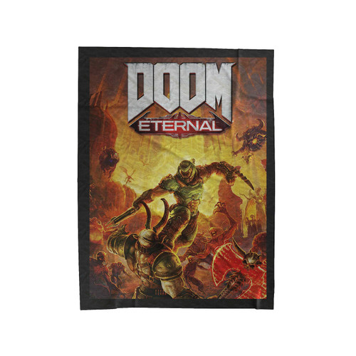 Doom Eternal Velveteen Blanket