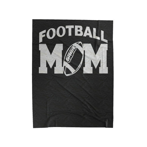 Football Mom Velveteen Blanket
