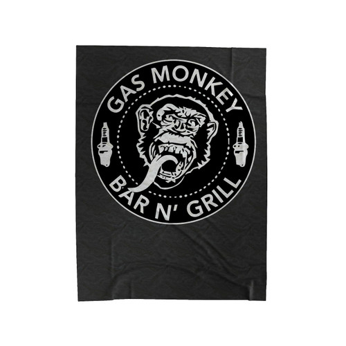 Gas Monkey Garage Bar And Grill Velveteen Blanket
