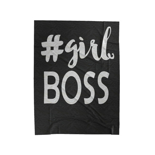 Girlboss Velveteen Blanket