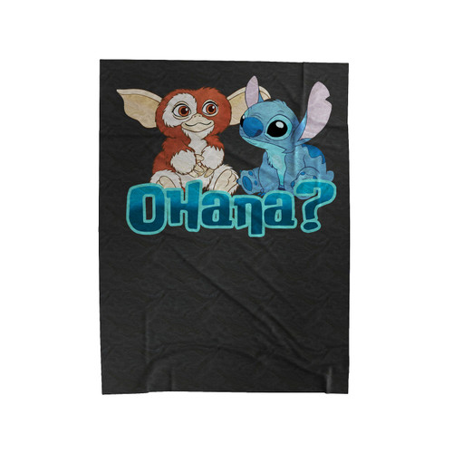 Gizmo And Stitch Velveteen Blanket