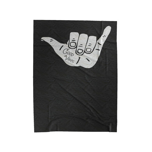 Good Vibes Velveteen Blanket