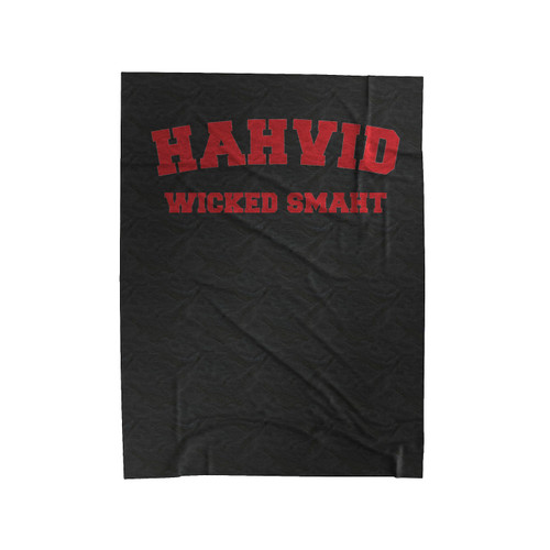 Hahvid Wicked Smaht Parody Velveteen Blanket