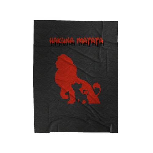 Hakuna Matata Velveteen Blanket
