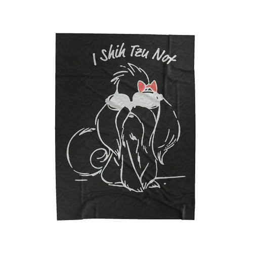 I Shih Tzu Not Velveteen Blanket