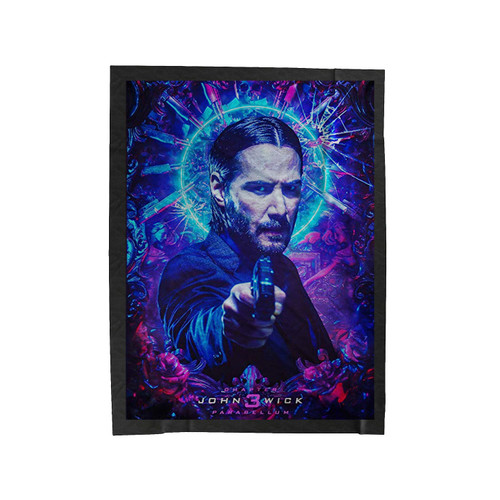 John Wick Chapter 3 Parabellum Movie Velveteen Blanket