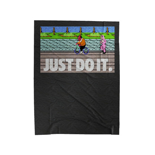 Just Do It Velveteen Blanket