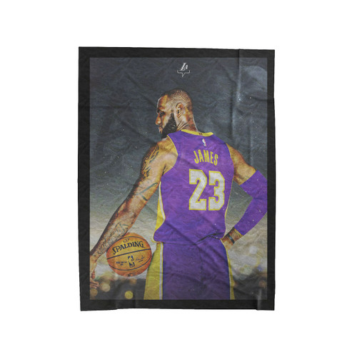 Lebron James 23 Los Angeles Lakers Velveteen Blanket