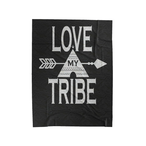 Love My Tribe Velveteen Blanket