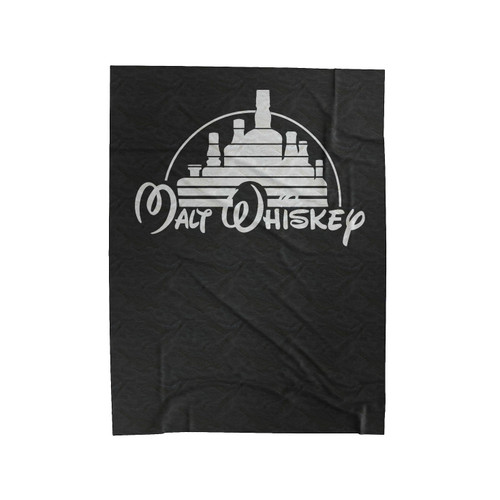 Malt Whiskey Walt Disney Parody Velveteen Blanket