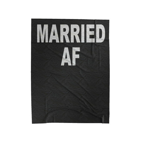 Married Af Funny Humour Velveteen Blanket