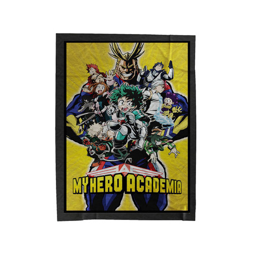 My Hero Academia Characters Velveteen Blanket