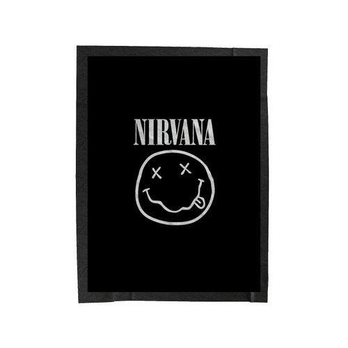 Nirvana Logo Velveteen Blanket