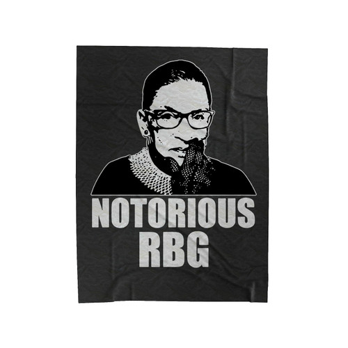 Notorious Rbg 1 Velveteen Blanket