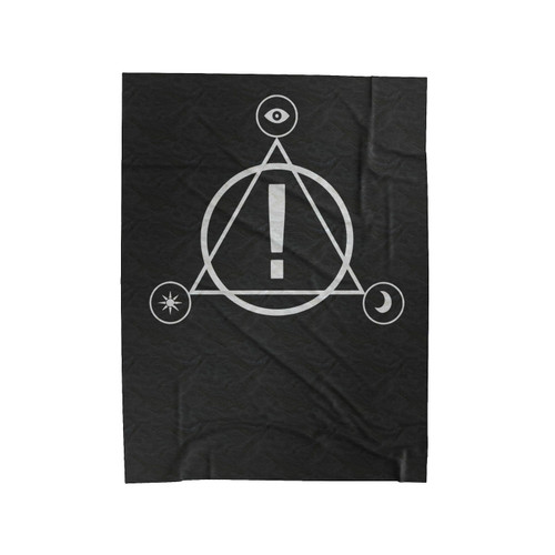 Panic At The Disco Logo Velveteen Blanket