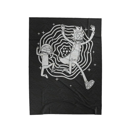Rick And Morty 2 Velveteen Blanket