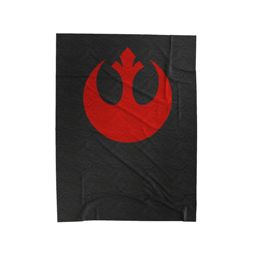 Rogue One Star Wars Rebel Alliance Logo Velveteen Blanket