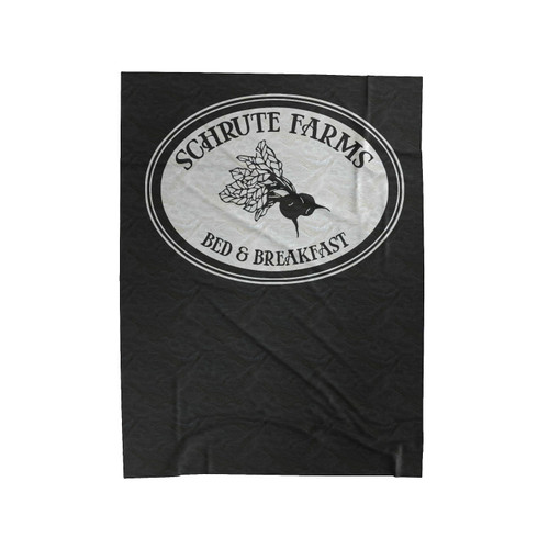 Schrute Farms Bed And Breakfast Velveteen Blanket