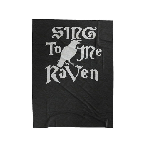 Sing To Me Raven Velveteen Blanket