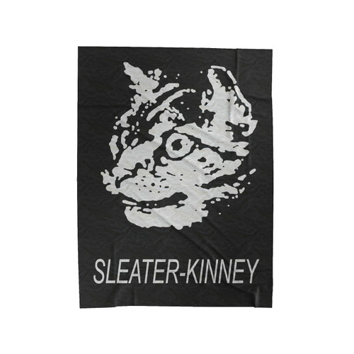 Sleater Kinney Cat Velveteen Blanket