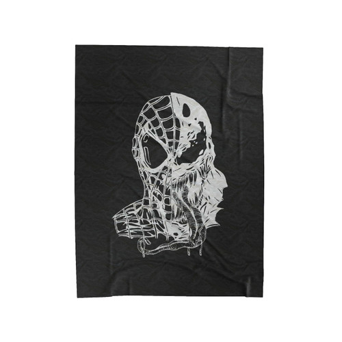 Spiderman Venom Face Velveteen Blanket